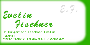 evelin fischner business card